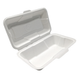 8" × 4"× 3" Sugarcane Take-Out Hot Dog Container