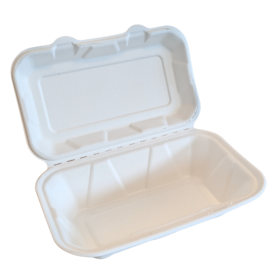Sugarcane/Bagasse Take-Out Container - SC1851-1-GV - 500 pcs