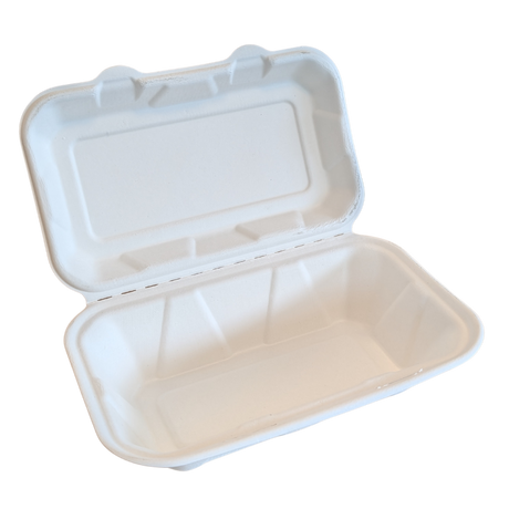 Sugarcane/Bagasse Take-Out Container - SC1851-1-GV - 500 pcs