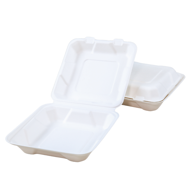 Sugarcane Take-Out Container - SC1881-GV - 200 pcs, 9Lx6