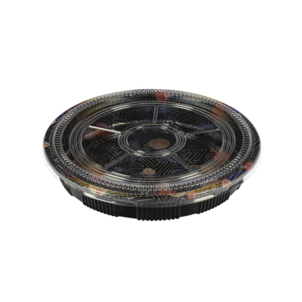 Sushi Tray (BX-66) 16", Round - BX Packaging