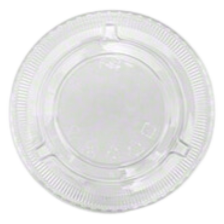 Pet Flat Lid for 4 oz - SOU104KL-DT - 900 pc; 10x5/Skid