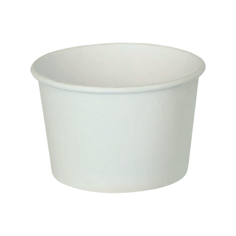 4 oz. White Paper Soup Containers - 1000 pcs/case