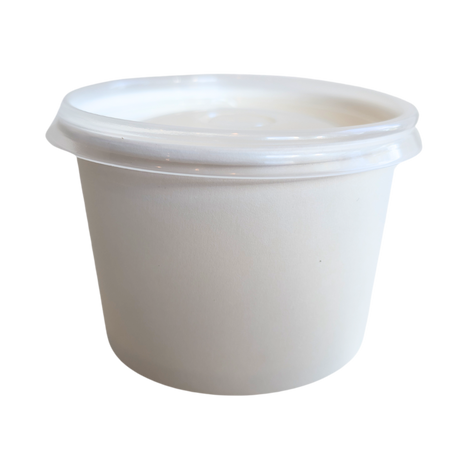 White Paper Soup Cup