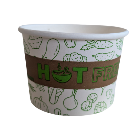 8 oz Printed Paper Soup Cup