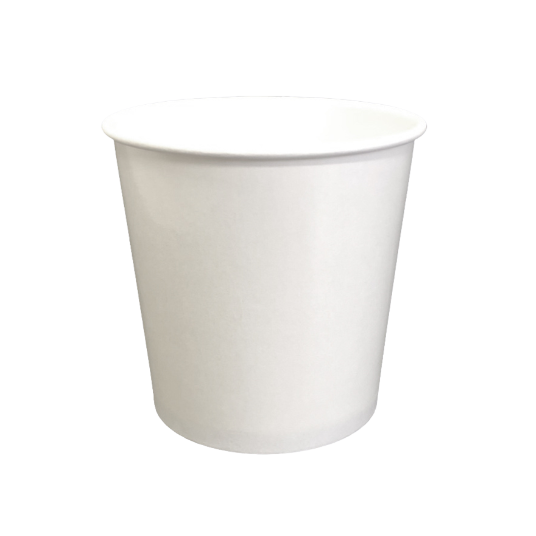 16oz White Paper Soup Cups - 500 pcs