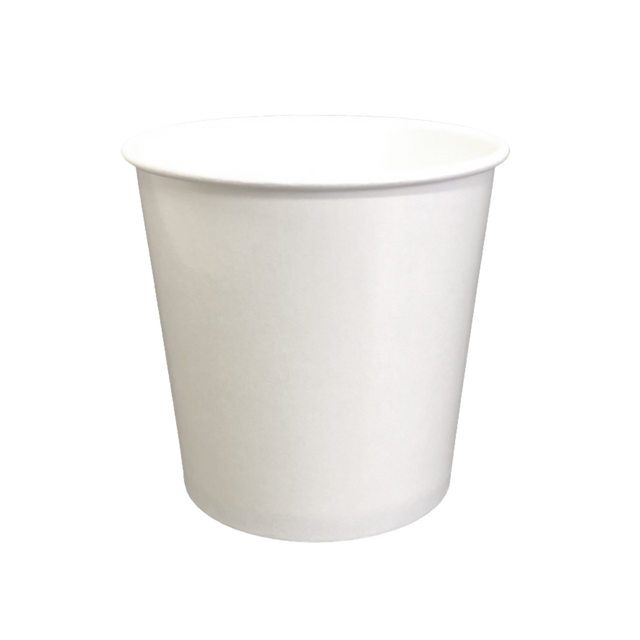 16oz White Paper Soup Cups - 500 pcs