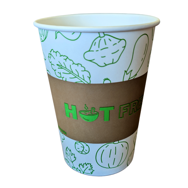 Printed  Paper Soup Cup