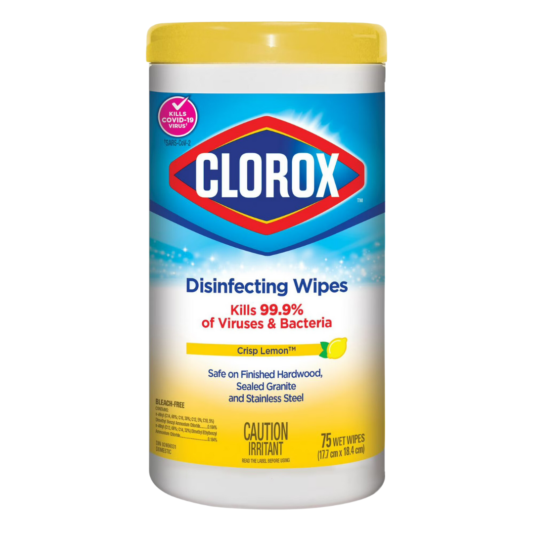 LEMON SCENT DISINFECTING WIPES (01292) - Clorox