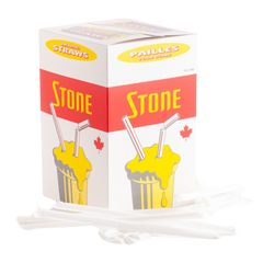 Flex Straws - Wrapped (71900) - Stone