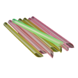 8" Unwrapped Neon Coloured Bubble Tea Straws