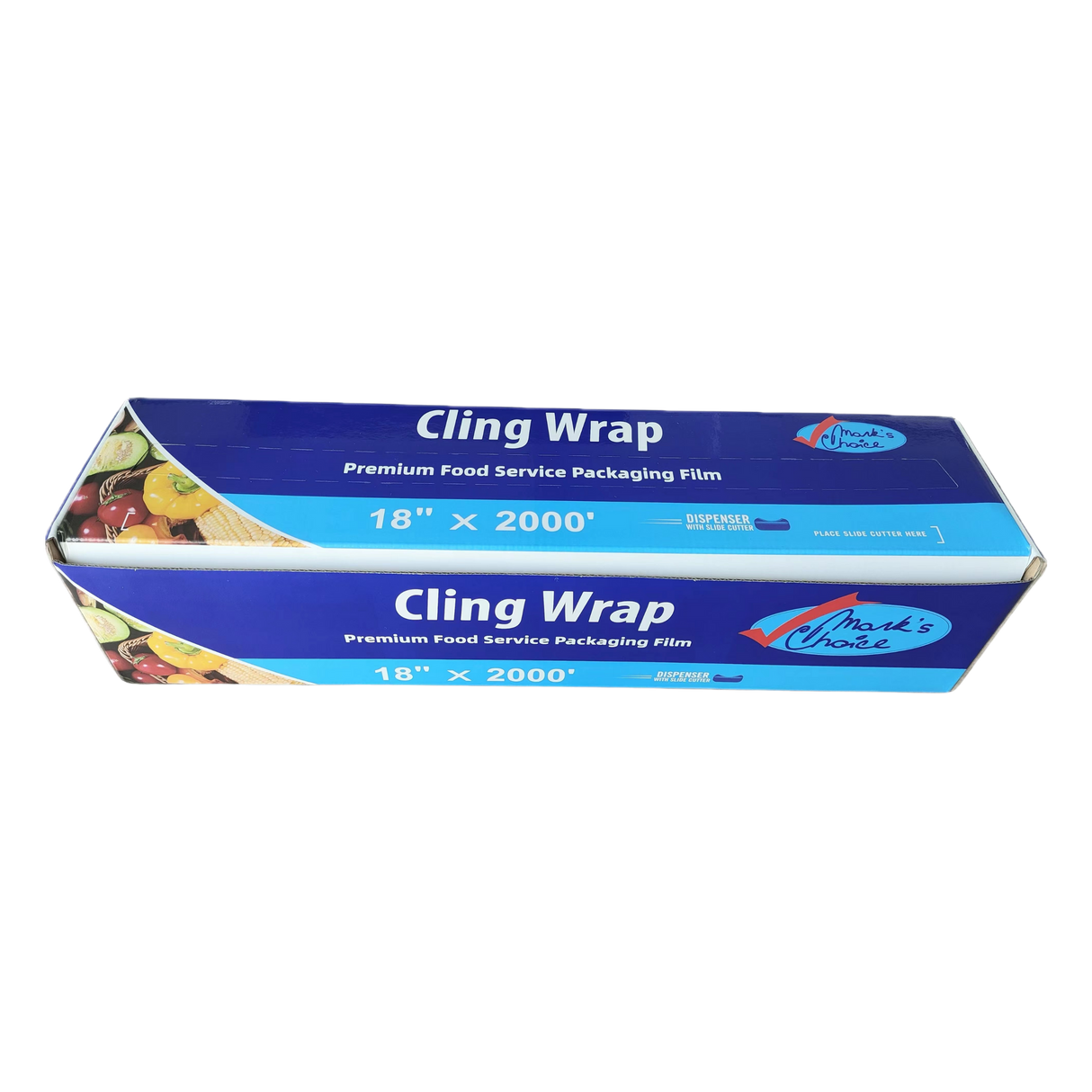 18" x 2000' Food Wrap Film with Cutter