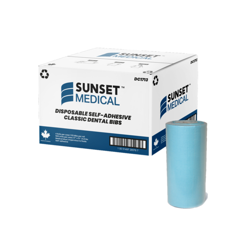 Dental bibs - T25 - 125 sheets x 4 rolls