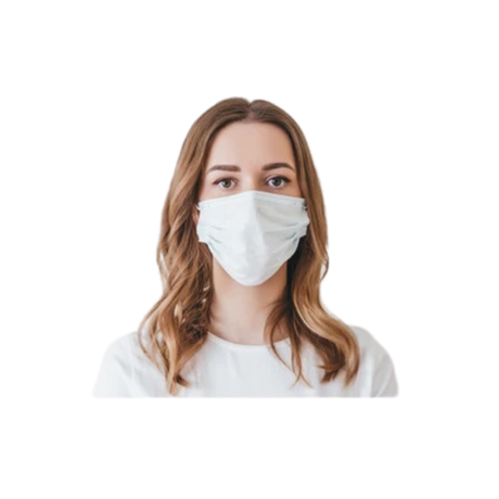 3 ply White Protection Mask
