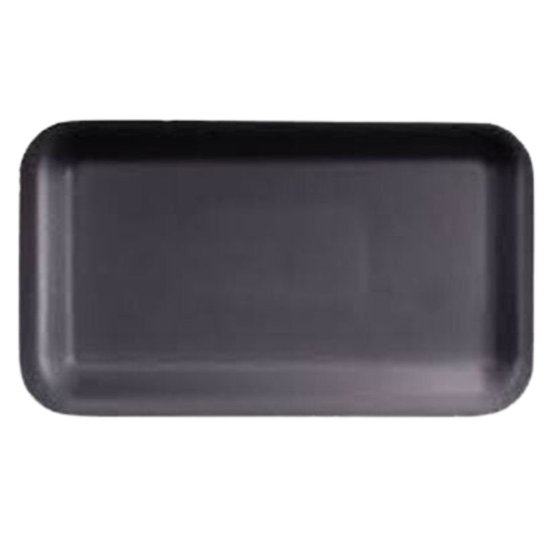 Foam Tray - Black - TR110K-BK - 250 pcs, 4x8/S