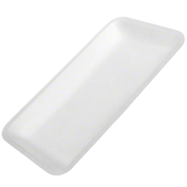 10P White Foam Trays