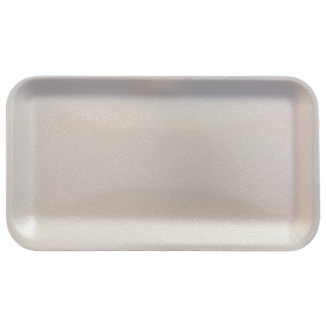 10S White Foam Trays
