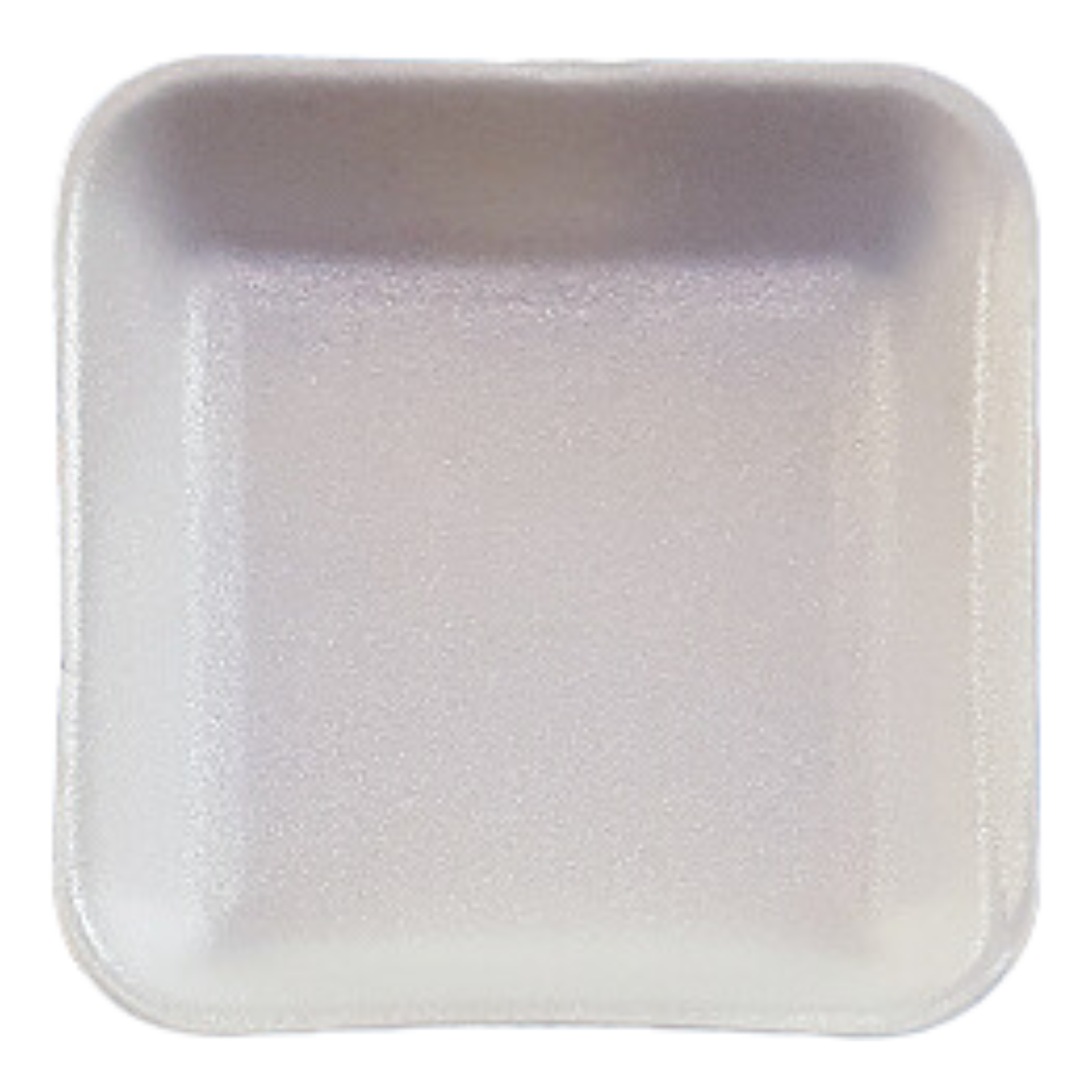 Foam Tray* - White - TR114C - 500 pcs, 4x7/S