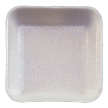 14 White Foam Trays