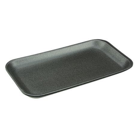 Foam Tray* - Black - TR117SBK-P - 1000 pcs, 8x3/S