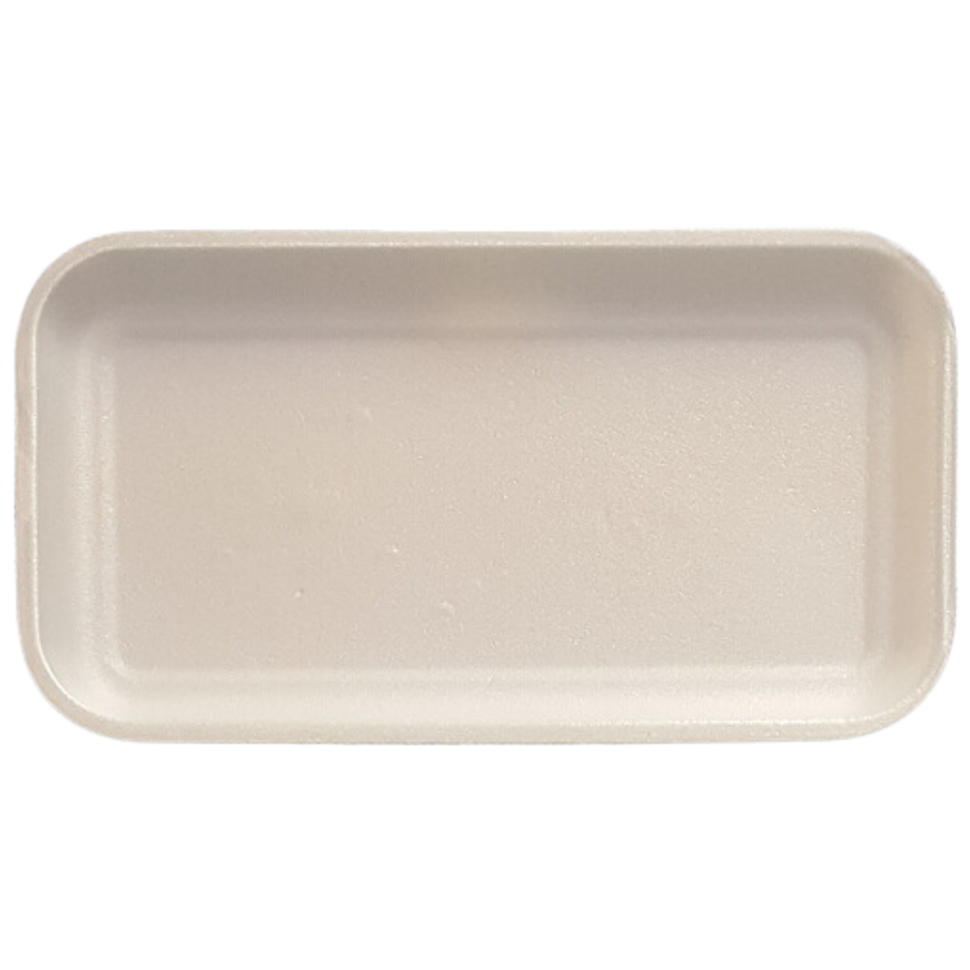 Foam Tray* - White - TR117SC - 1000 pcs, 4x5/S