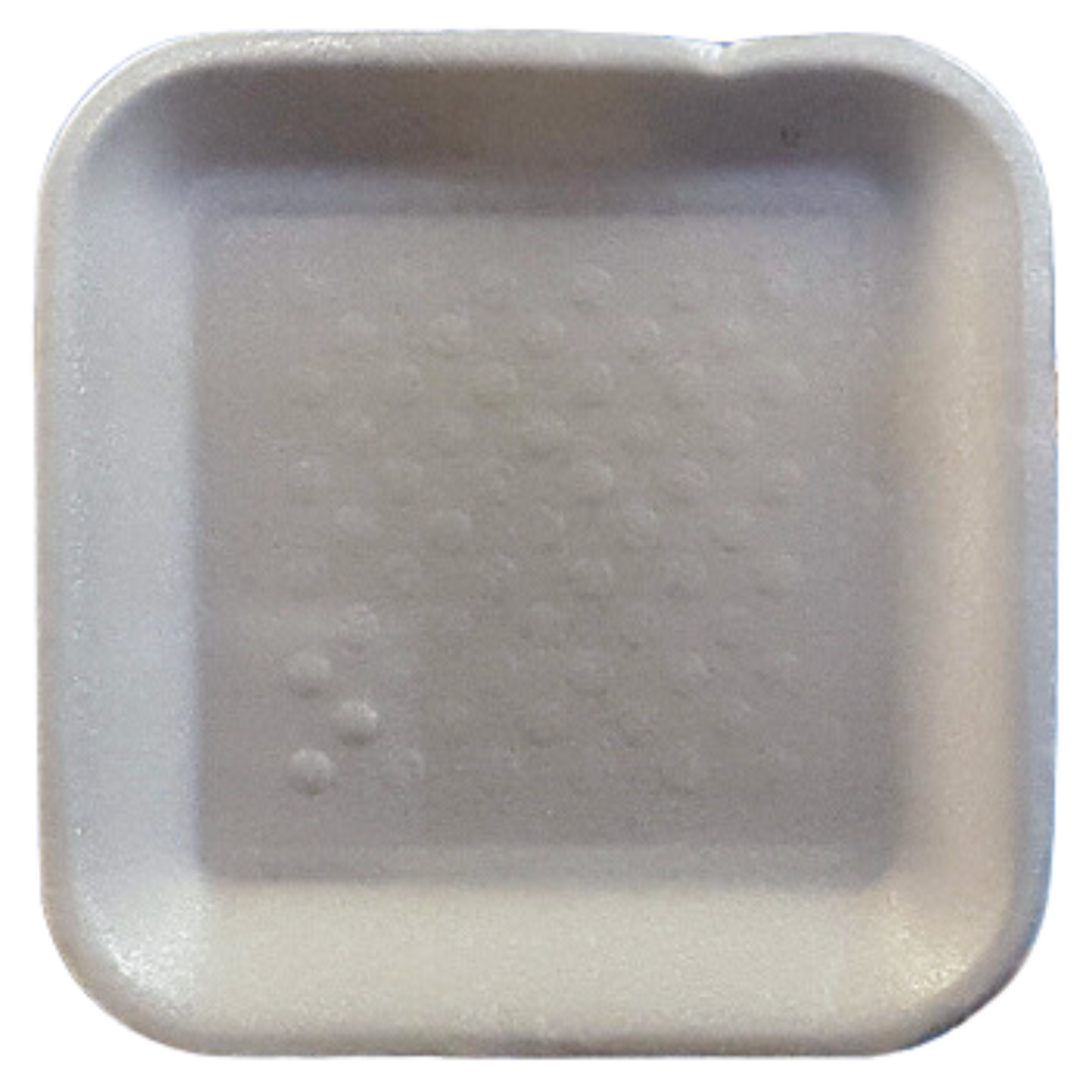 Foam Tray - White (1S // 88101) 5.2" x 5.2" x 0.4" - CKF