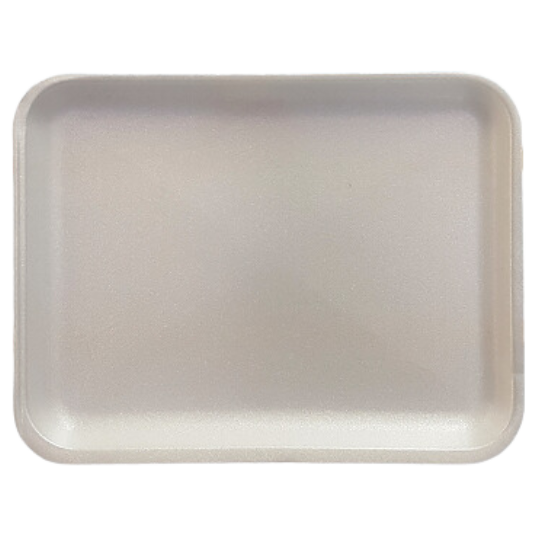 Foam Tray - White (20S // 88120) 8.7 X 6.6 X 0.8 - CKF
