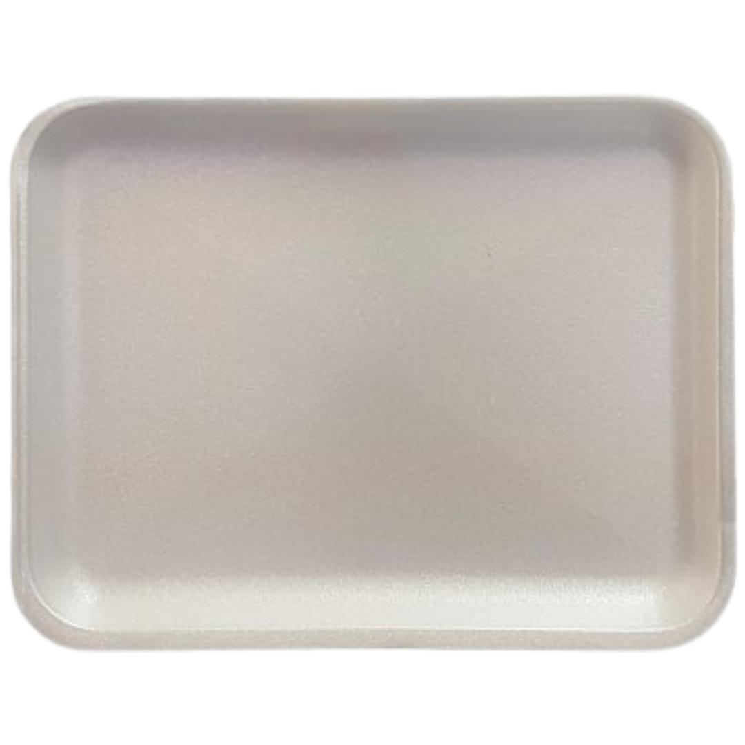 25D White Foam Trays