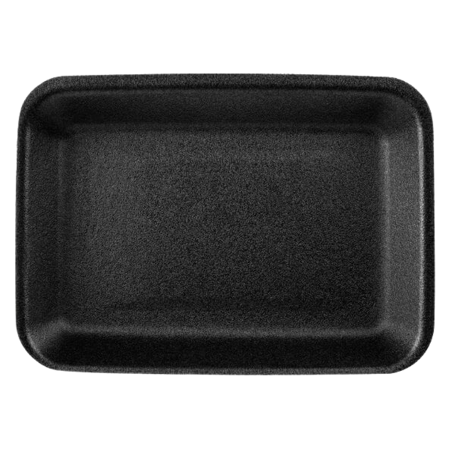 Foam Tray* - Black - TR12BK-C - 500 pcs, 3x8/S