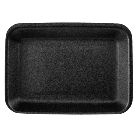 Foam Tray* - Black - TR12BK-C - 500 pcs, 3x8/S