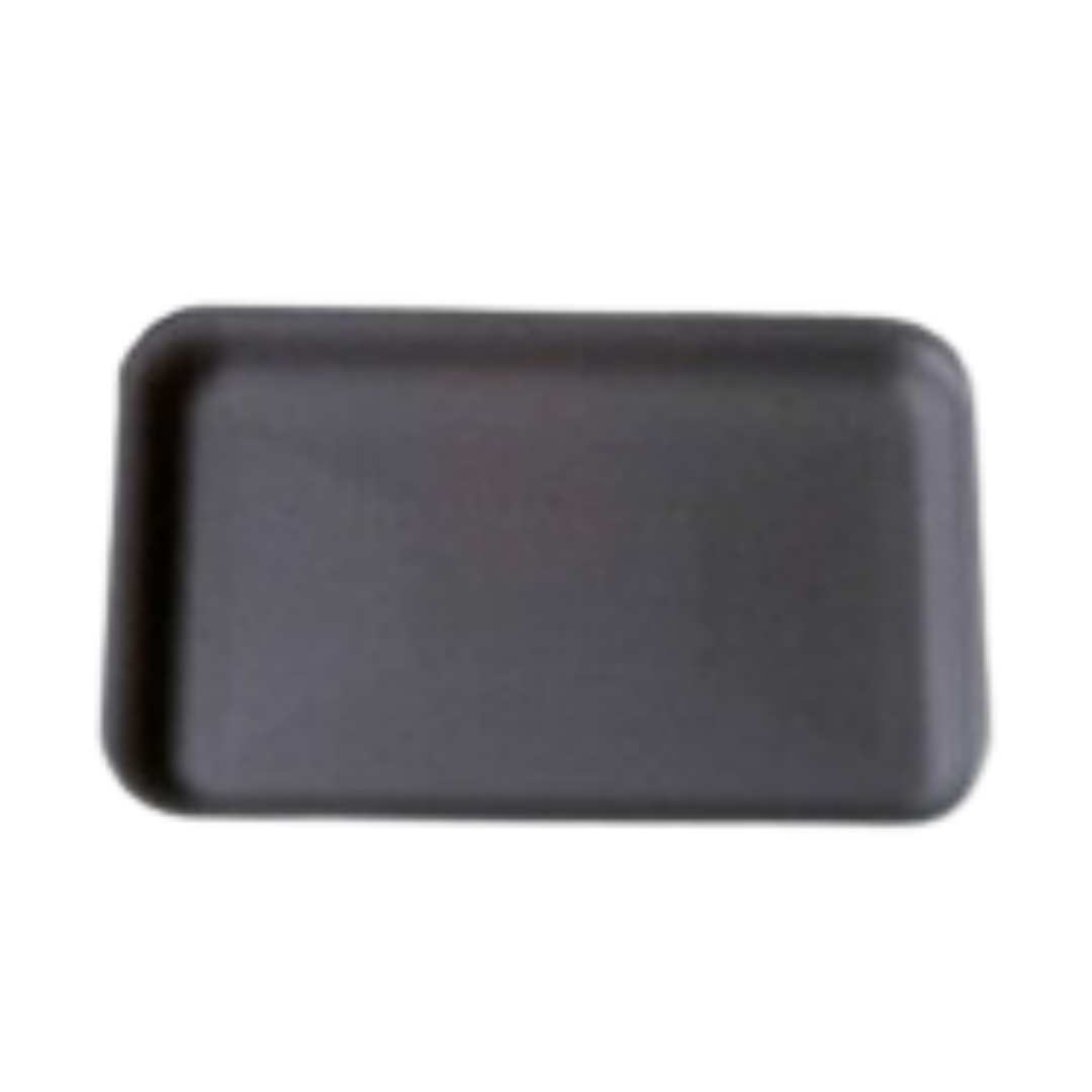 Foam Tray* - Black - TR12PP-BK-P - 400 pcs; 6x5/S