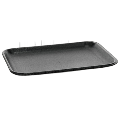 ***OUT**Foam Tray* - Black - TR12SBK-P - 500 pcs, 14x4/S