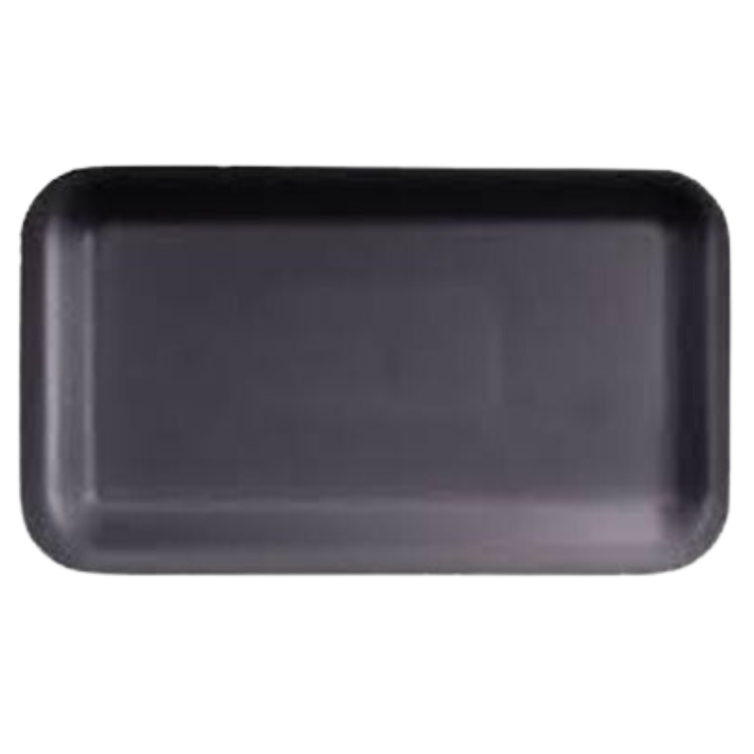 Foam Tray - Black - TR13PP-BK - 400 pcs, 3x7/S