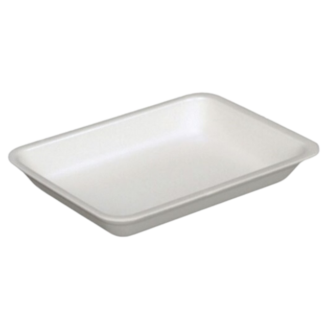 Foam Tray - White - TR13PP-P - 400 pcs, 6x4/S