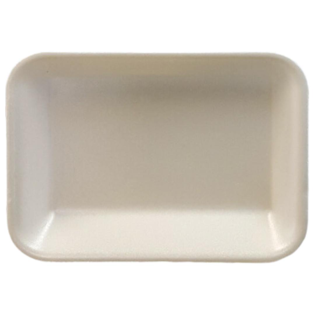 3PP H.D. White Foam Trays