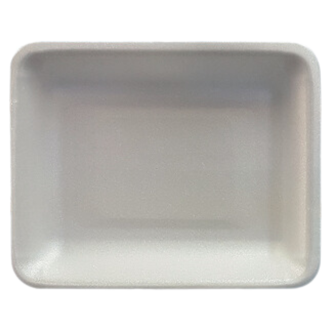 Foam Tray - White (4PR // 88176) 9.3" x 7.2" x 1.3" - CKF