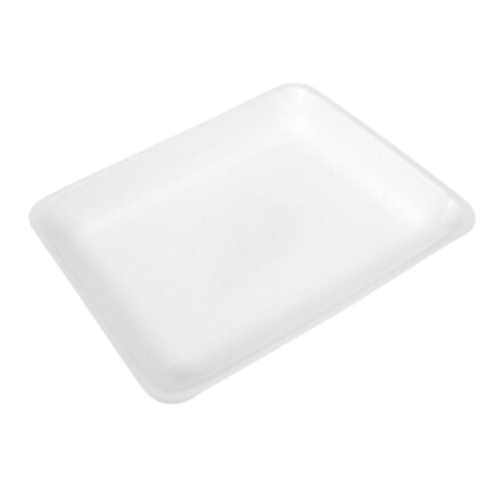 8P White Foam Trays