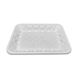5.3" × 8.3" × 1" White Meat Trays