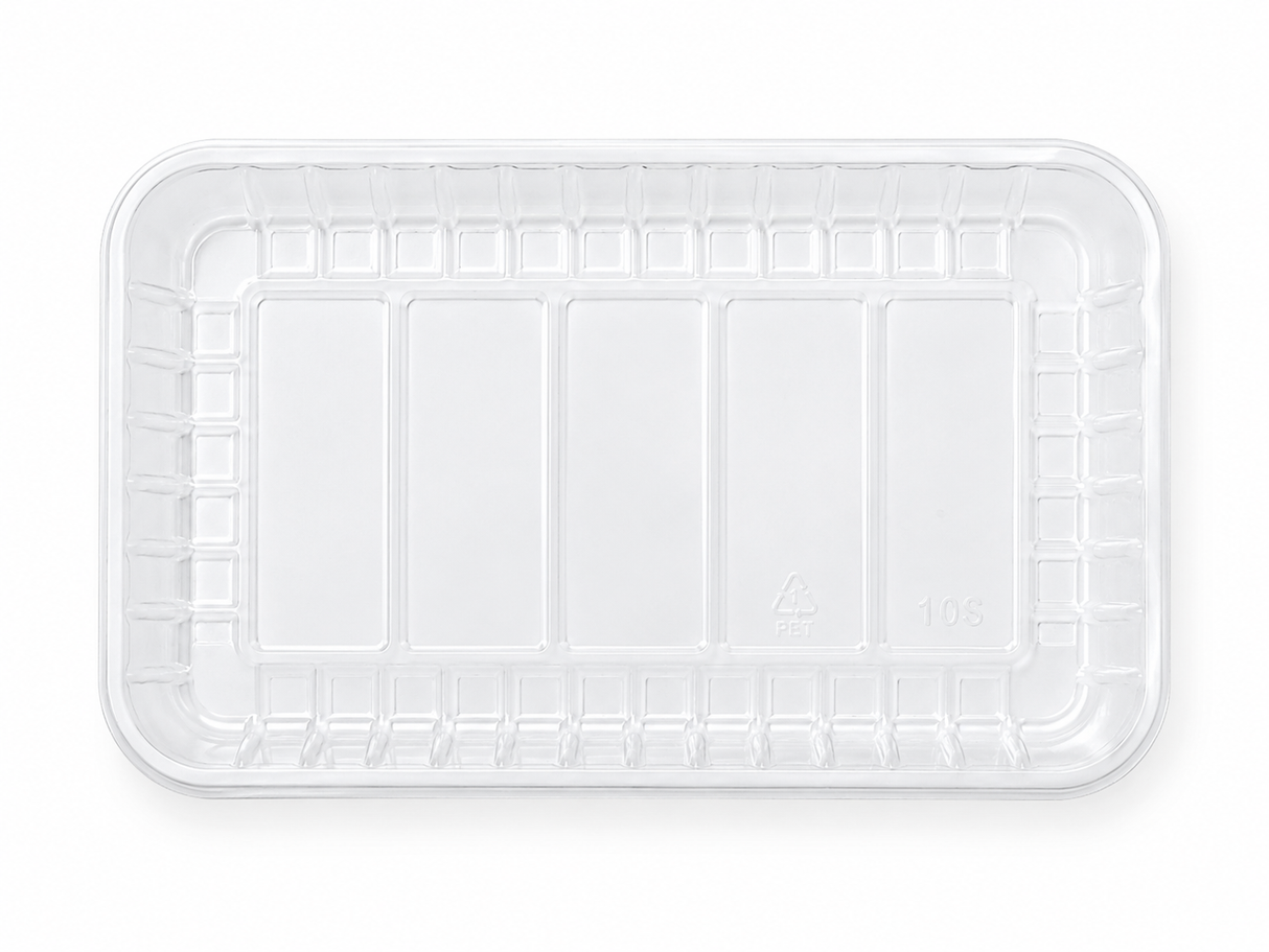 10S Clear PET Trays