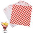Grease Proof Wax Paper - Red Checker - WP1212R-MC - 2000 pcs
