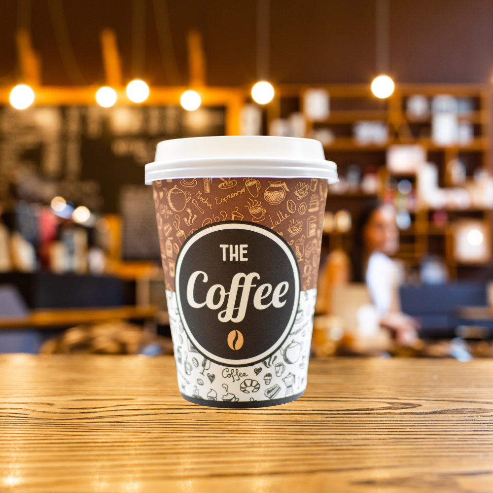 custom printed coffee cup