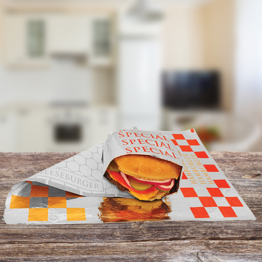 custom printed foil sheet