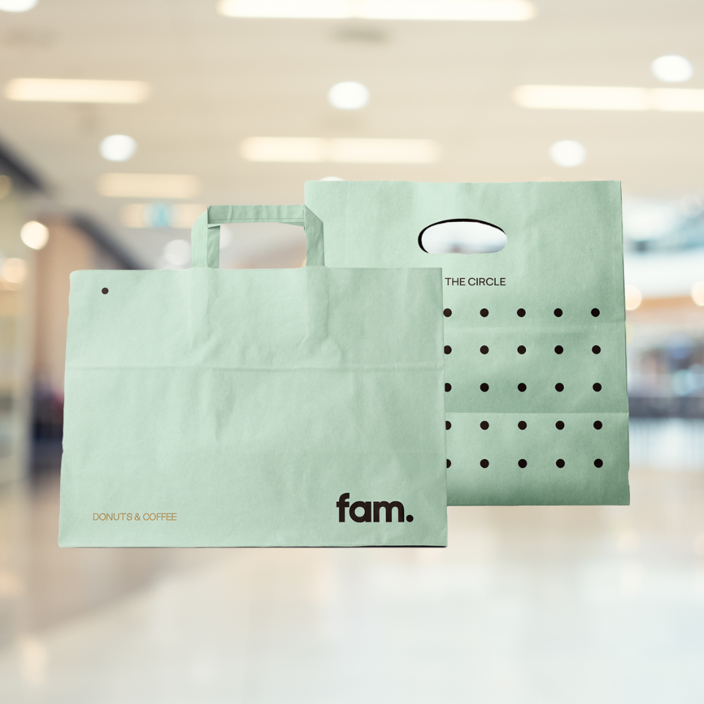custom printed shopping bag