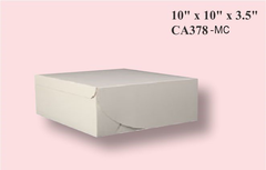***out**Cake Boxes 10" x 10" x 3.5"