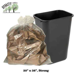 Clear Garbage Bags 30" x 38", Strong