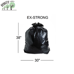 Black Garbage Bags 30" x 38", Ex-Strong