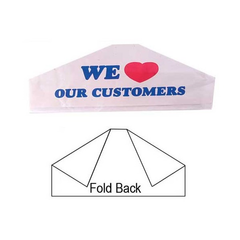 ***out**Garment Cover Printed, "We Love", 20", Back Fold