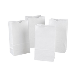 Paper Bags - White 8 lbs